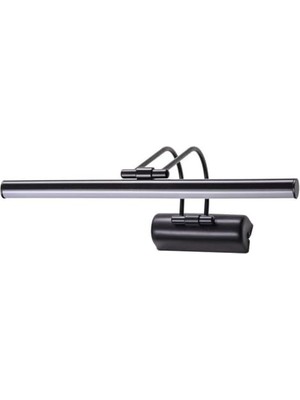 Ertürk Store Ayna Üstü LED Banyo Aplik Duvar Ayna Resim Tablo 6W Gün Işığı LED Banyo Apliği Flüt LED Aplik (Siyah)