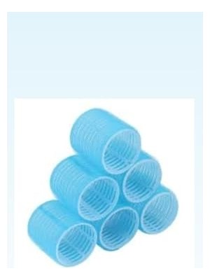 Ertürk Store Mega Boy Bigudi, 4'lü, Cırtlı Saç Saran Bigudi, 6 Cm, X, ZYNM2B2K31822242258, Mavi