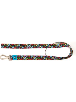 Ertürk Store Renkli Pati Small Geri Dönüştürülmüş Köpek Gezdirme Kayışı, Ayarlanabilir Metal Kancalı