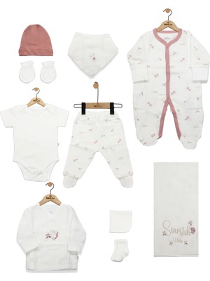 Bistyle 10LU Hastane Çıkışı Müslin Starfish Wishes 11120 Pembe