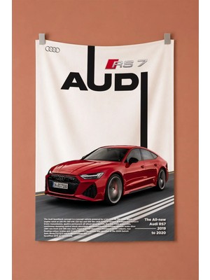 Audi Rs7 Dekoratif Duvar Örtüsü Duvar Halısı