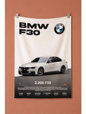 Bmw F30 Dekoratif Duvar Örtüsü Duvar Halısı