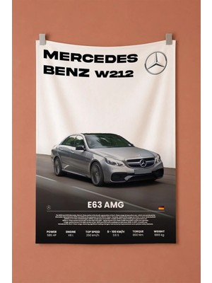 W212 E63AMG Dekoratif Duvar Örtüsü Duvar Halısı