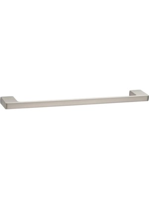 Maison Luré Duvara Montajlı Uzun Havluluk Nikel Mat Saten 43 cm Banyo Askısı