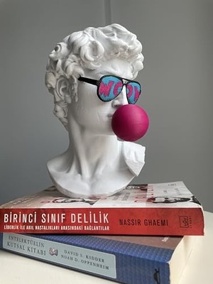 Ertürk Store David Büstü, Michelangelo Davut Heykeli Esintili Pop Art Dekor Objesi