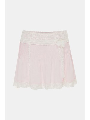 Love Shack Fancy Pink Skirt