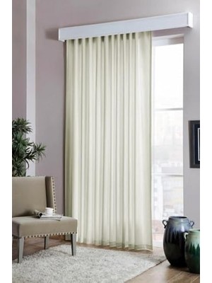 Ertürk Store Denge Perde (13286) Krem Saten Güneşlik Perde Krem 120 x 250