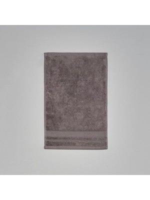 Ertürk Store Soft Pamuk 30X45 cm El Havlusu Koyu Gri