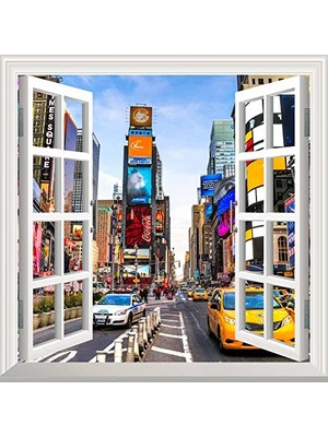 Ertürk Store Pencere Poster Duvar Kağıdı Newyork Times Yapışkanlı Sticker