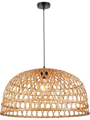 Ertürk Store Tame Orta Boy Bamboo Tekli Avize
