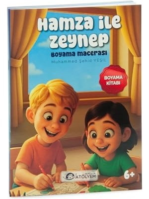Ertürk Store Hamza ve Zeynep ile Kutsal Yolculuk, 4 Kitaplık Hikâye ve Boyama Seti
