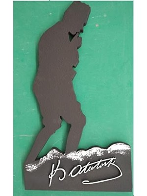 Ertürk Store Boyalı Strafor Kartonpiyer Atatürk Süsü, 100X55X3 Cm, ATATÜRK-0035