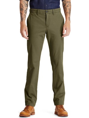 Timberland Claremont Twill Chino Pant (Straight) Erkek Yeşil Pantolon TB0A2BZAA581