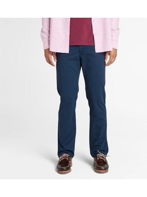 Timberland Claremont Twill Chino Pant (Straight) Erkek Koyu Mavi Pantolon TB0A2BZA4331