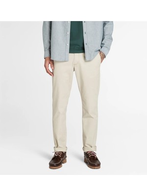 Timberland Claremont Twill Chino Pant (Slim) Erkek Gri Pantolon TB0A2BYYCY21