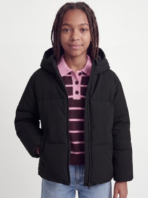 Jack & Jones Jack Jones Jxgalaxy Puffer Jacket Otw Grl Kiz Çocuk Siyah Mont 12304065-01