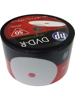 Ertürk Store 4.7 GB Dvd-R Printable Disk, 50 Adet, 16X, Beyaz Inkjet Baskı Yüzeyi