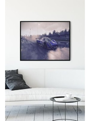 Ertürk Store PSTER13932 Yarış Arabası Çerçeveli Tablo 2 (40X50 Cm)