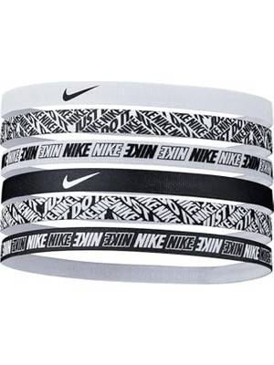 Ertürk Store ESSPR1377 Printed Headbands 6pk Unisex Beyaz Antrenman Saç Bandı N.000.2545.176.OS, Çok Renkli Tek Ebat