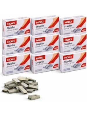 Ertürk Store Zımba Teli 24/6 Büyük, 10'lu Paket (Toplam 10.000 Tel) Dayanıklı Metal Tel