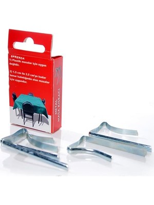 Ertürk Store Masa Örtüsü Mandalı Metal 4 Adet