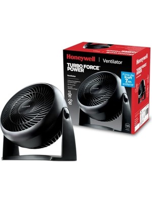 Ertürk Store Turboforce Turbo Vantilatör HT900E, Sessiz Soğutma, 90 Dereceye Kadar Ayarlanabilir Eğim Açısı, 3 Hız Ayarı, Duvara Montaj, Masa Vantilatörü - Siyah