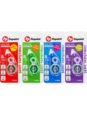 Ttt Şerit Yapıştırıcı - 6 Metre x 8 mm - Kolay Kullanım - 1 Adet
