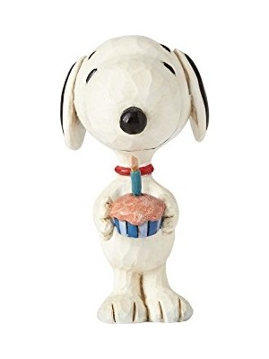 Ertürk Store Peanuts By Jim Shore Snoopy Doğum Günü Figürü 7,6 cm Çok Renkli