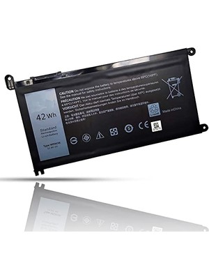 Ertürk Store WDX0R Wdxor Akü, Dell Inspiron 13 5368 5378 5379 7368 7378 15 5565 5567 5568 5570 5575 5578 5579 7560 7569 7570 Için Yedek Vostro 35 80 3581 3584 5468 5471 5568
