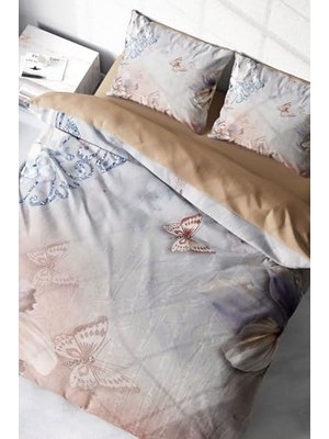 Ertürk Store Nevresim Takımı, %100 Pamuk Saten Çift Kişilik Mariposa, MONOHOME39424
