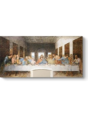 Ertürk Store Leonardo Da Vinci Son Akşam Yemeği Tablosu, 100 x 50