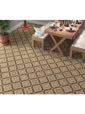 Ertürk Store Geometric Floor Yer Kaplama Folyosu, 65X130 cm