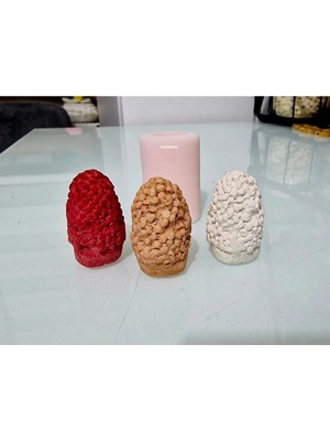 Morlalem 3,2cm Mini Minyatür Mantar Silikon Kalıp K-1462, Taş Tozu Sabun Alçı Mum Kalıbı
