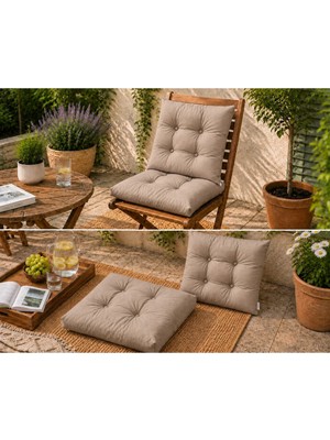 Maison Luré Kapitone Sandalye Minderi 50X50 cm Kare Oturma Minderi