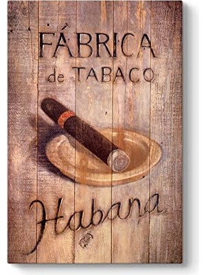 Marmara Avm Habana Tabaco Tablosu 30 x 45