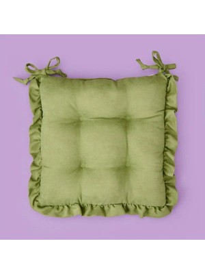 Maison Luré Soft Nora Sandalye Minderi - Yeşil - 40X40 cm