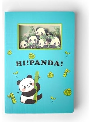 Marmara Avm Hi Panda Temalı 3D Defter