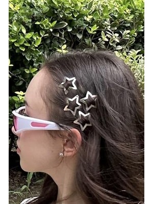 Marmara Avm Y2K Star Style 4'lü Yıldız Çıtçıt Toka