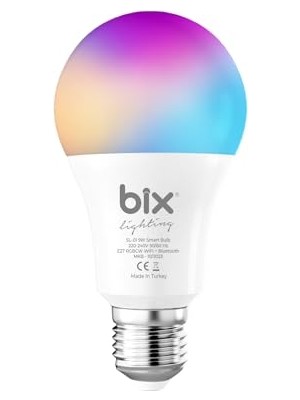 Marmara Avm Ampul, Sl-01 Aura Çok Renkli 9W Rgb Wifi-Bluetooth Uzaktan Kontrollü Akıllı