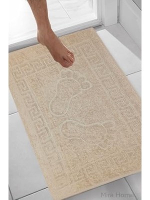Marmara Avm 2'li Banyo Ayak Havlusu Renkli 50X70 cm Menom