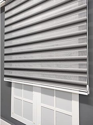 Marmara Avm Siyah Gri Geçişli Zebra Stor (240X150)