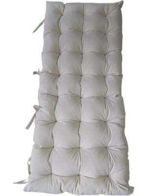 Maison Luré Sandalye Mınderi Boncuk Sılokon Pofuduk 50×120 cm Bağlamali Sandalye Minderi