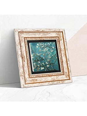 Marmara Avm Van Gogh Badem Ağacı Temalı Çerçeveli Taş Duvar Tablosu, T1-64
