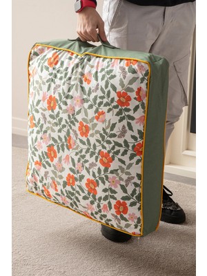 Maison Luré Çok Amaçlı Yer Minderi Renkli Kare Puf 60X60 Puf & Bench