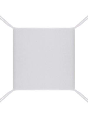 Maison Luré Krem Kare Tabure Minderi 33X33 Sandalye Minderi