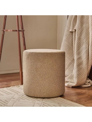 Maison Luré Milan Puf Krem 42X40X40 cm Puf & Bench