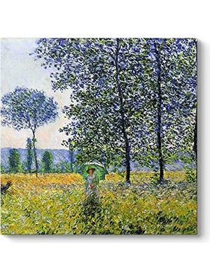 Marmara Avm Claude Monet - Kavaklar Altında Tablosu 60 x 60