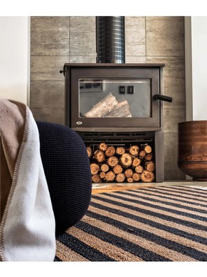 Maison Luré Örgü Puf Siyah 8005 Puf & Bench