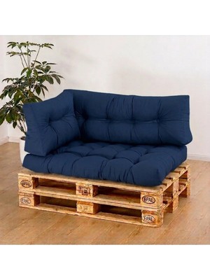 Maison Luré 120X80 Palet Minder Seti Bahçe Minderi Iç Mekan Yer Minderi Puf & Bench