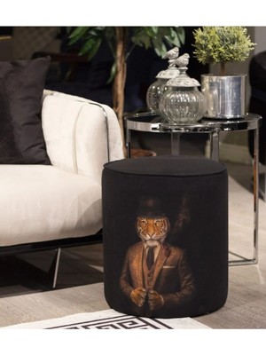 Maison Luré Mr. Tiger Puf Puf & Bench
